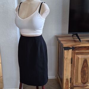 Talbots 100% Cotton, Tiny Honey Comb Pattern, Pencil Skirt Sz 6